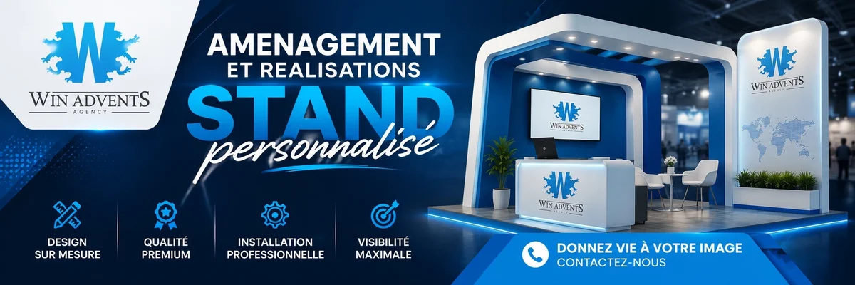 Aménagement et réalisation de stand personnalisé à Oran, Algérie