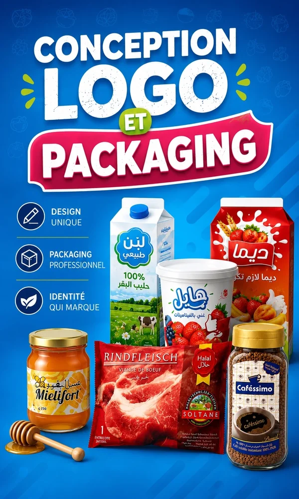 Conception de packaging et emballage en Algérie