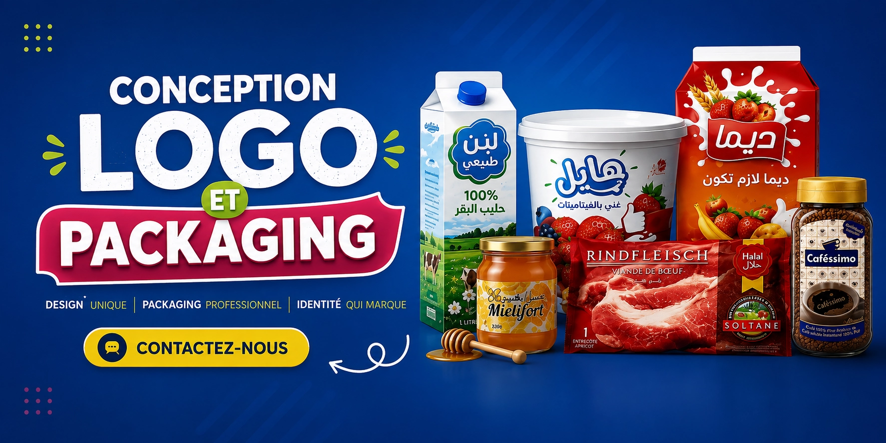 Conception de packaging et emballage en Algérie