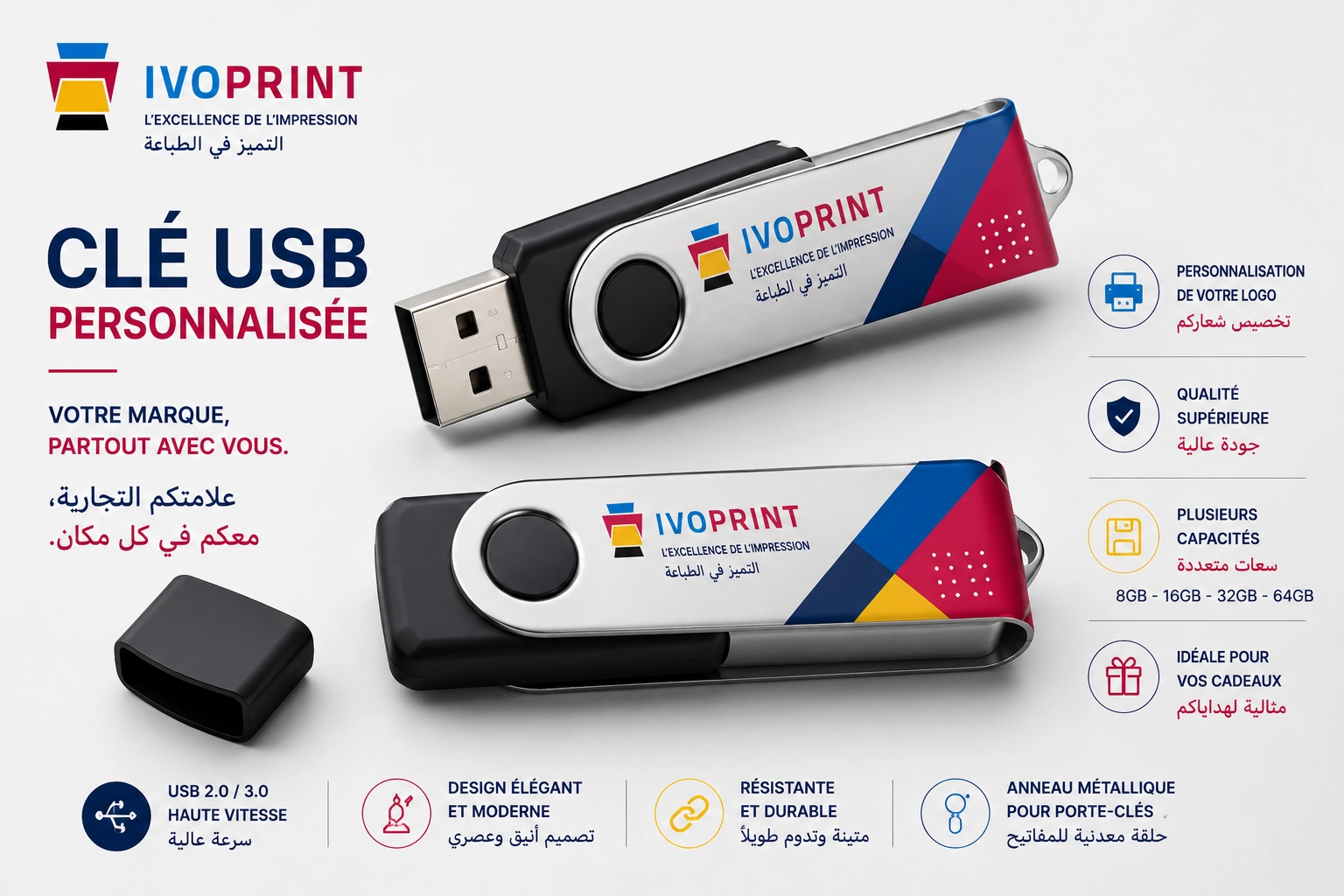 Clé USB personnalisée